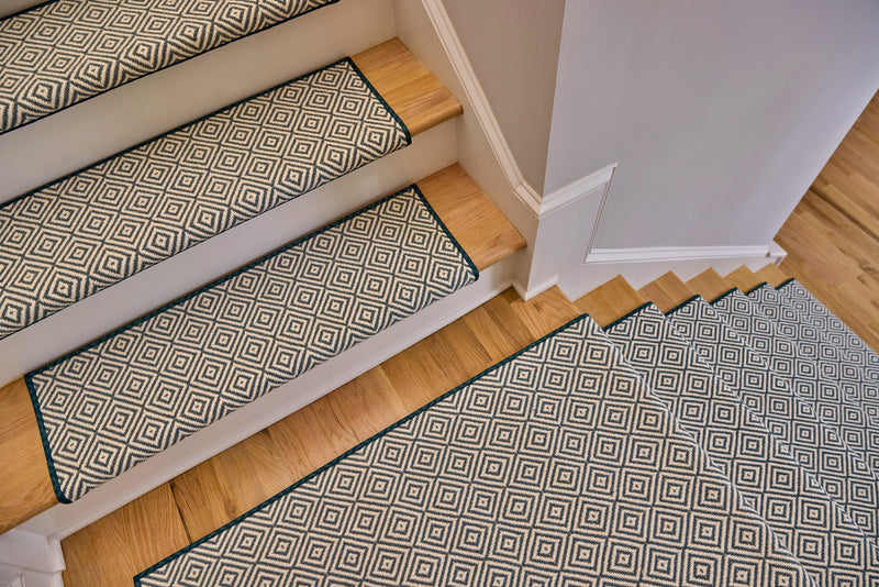 Wool Diamond stair treads